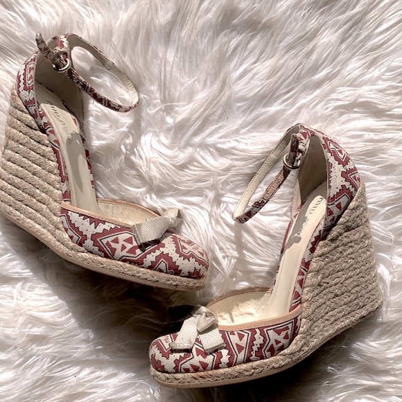 MIU MIU Prada Maryjane Espadrilles Wedges - Picture 1 of 13